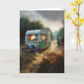 Welkom bij uw nieuwe thuis kaart (Gele Bloem)