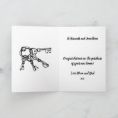 Welkom bij uw nieuwe woning kaart (Binnen)