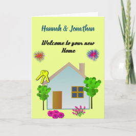 Welkom bij uw nieuwe woning kaart