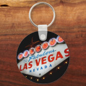 Welkom bij Vegas-sleutelhanger Sleutelhanger (Voorkant)
