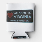 Welkom bij Virginia Sign Blikjeskoeler (Voorkant)