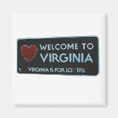 Welkom bij Virginia Sign Magneet (Voorkant)