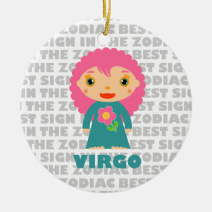 Welkom bij Virgo Zodiac Baby! Keramisch Ornament