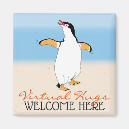 Welkom bij Virtual Hugs Magneet