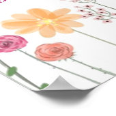 Welkom bij vrijgezellenfeest poster gepersonalisee (Hoek)