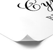 Welkom bij Vrijgezellenfeest Poster Sign (Hoek)