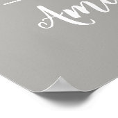 Welkom bij vrijgezellenfeest Tdown Wedding Party Poster (Hoek)