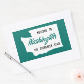 Welkom bij Washington - USA Rechthoekige Sticker (Envelop)