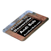 WELKOM BIJ Weaverville Andi Bob Flexible Magneet (Linkerzijde)