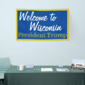 Welkom bij Wisconsin Trump Banner (Beurs)