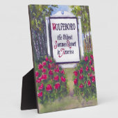 Welkom bij Wolfeboro NH Sign Fotoplaat (Zijkant)