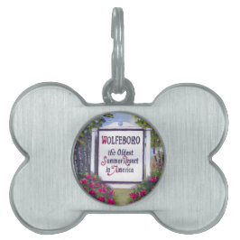 Welkom bij Wolfeboro NH Sign Huisdieren Naamplaatje