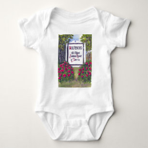 Welkom bij Wolfeboro NH Sign Romper