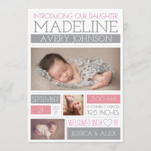 Welkom bij Wonder Birth Aankondiging