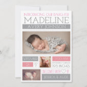 Welkom bij Wonder Birth Aankondiging (Voorkant)