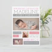 Welkom bij Wonder Birth Aankondiging (Staand voorkant)