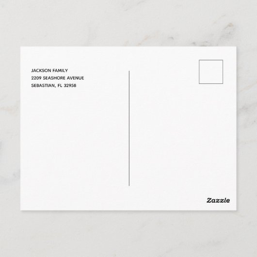 Welkom bij World Baby Photo Birth Briefkaarten (Achterkant)