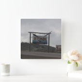 Welkom bij Wyoming Clock Vierkante Klok (Huis)