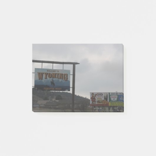 Welkom bij Wyoming Post it Note (Voorkant)
