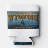 Welkom bij Wyoming Sign Blikjeskoeler (Achterkant)