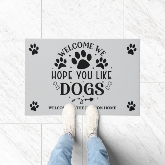 Welkom bij You Like Dogs Deurmat (Binnen)