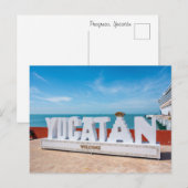 Welkom bij Yucatán Briefkaart (Voorkant / Achterkant)