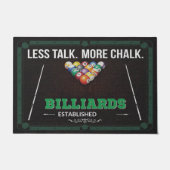 Welkom Billiard Room Doormat, Billiard Lover Mat (Voorkant)