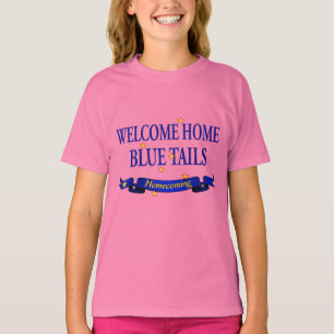 Welkom - Blauwe Tails T-shirt