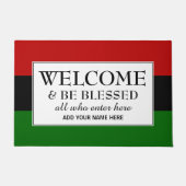 WELKOM BLOED Pan African Deurmat (Voorkant)