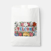  WELKOM Bloemen Housewarming Party Bedankzakje (Voorkant)