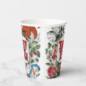  WELKOM Bloemen Housewarming Party Papieren Bekers (Rechts)