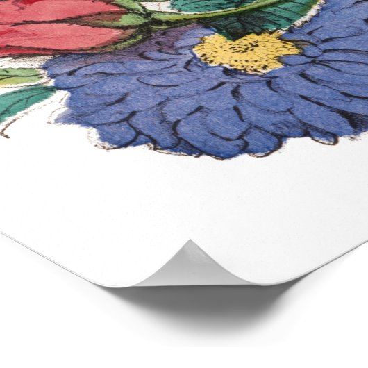  WELKOM Bloemen Housewarming Party Poster (Hoek)