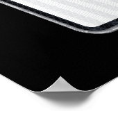 Welkom bord 16e verjaardag Snelheidslimiet Poster (Hoek)