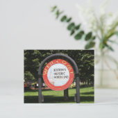 "Welkom Boston Historic North End" Briefkaart (Staand voorkant)