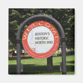 "Welkom Boston Historic North End" Magneet