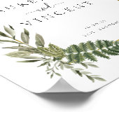 Welkom botanische feestdag poster (Hoek)