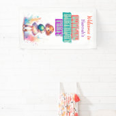 Welkom Bowling Party Girl's Anime Verjaardag Spandoek (Insitu)