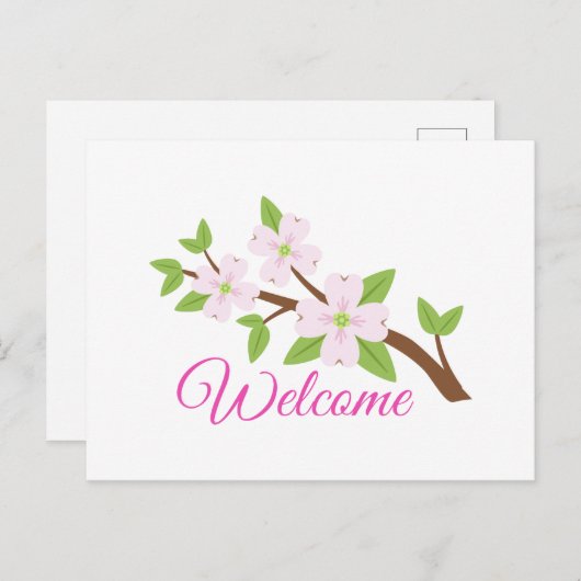 Welkom Briefkaart (Voorkant / Achterkant)