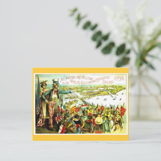 Welkom - Briefkaart (Staand voorkant)