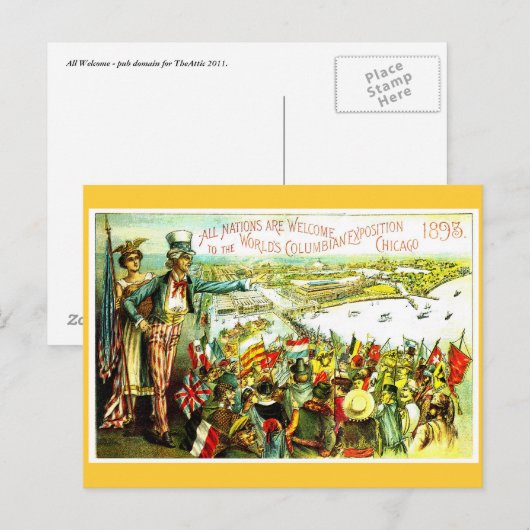 Welkom - Briefkaart (Voorkant / Achterkant)