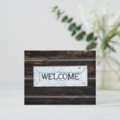 Welkom briefkaart (Staand voorkant)