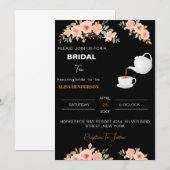 Welkom Bruids theepartij Thee Shower Decoraties Kaart (Voorkant / Achterkant)