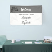 Welkom bruiloft Banner Owls Love (Beurs)