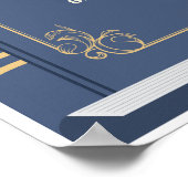 Welkom Bruiloft Bibliotheek Teken Auteur Liefdesve Poster (Hoek)