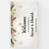 Welkom bruiloft kerstfeest Poster banner (Verticaal)