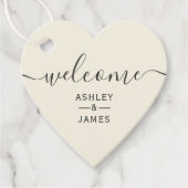 Welkom bruiloft Label, bruiloft Welkomstcadeau Lab Bedankjes Labels (Voorkant)