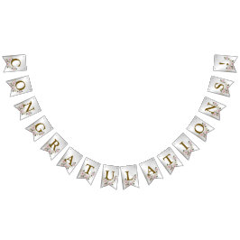 Welkom bruiloft Pink Floral Silver Elegant Vlaggetjes