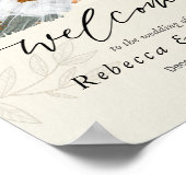 Welkom bruiloft Poster (Hoek)