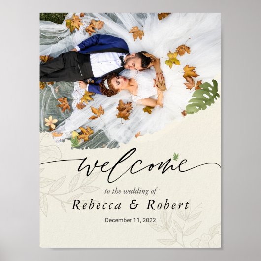 Welkom bruiloft Poster (Voorkant)