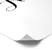 Welkom bruiloft poster (Hoek)